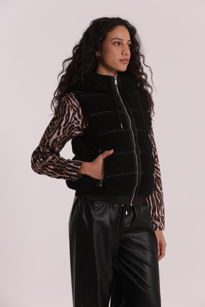 GILET EFFETTO MONTONE
