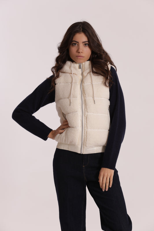 GILET EFFETTO MONTONE