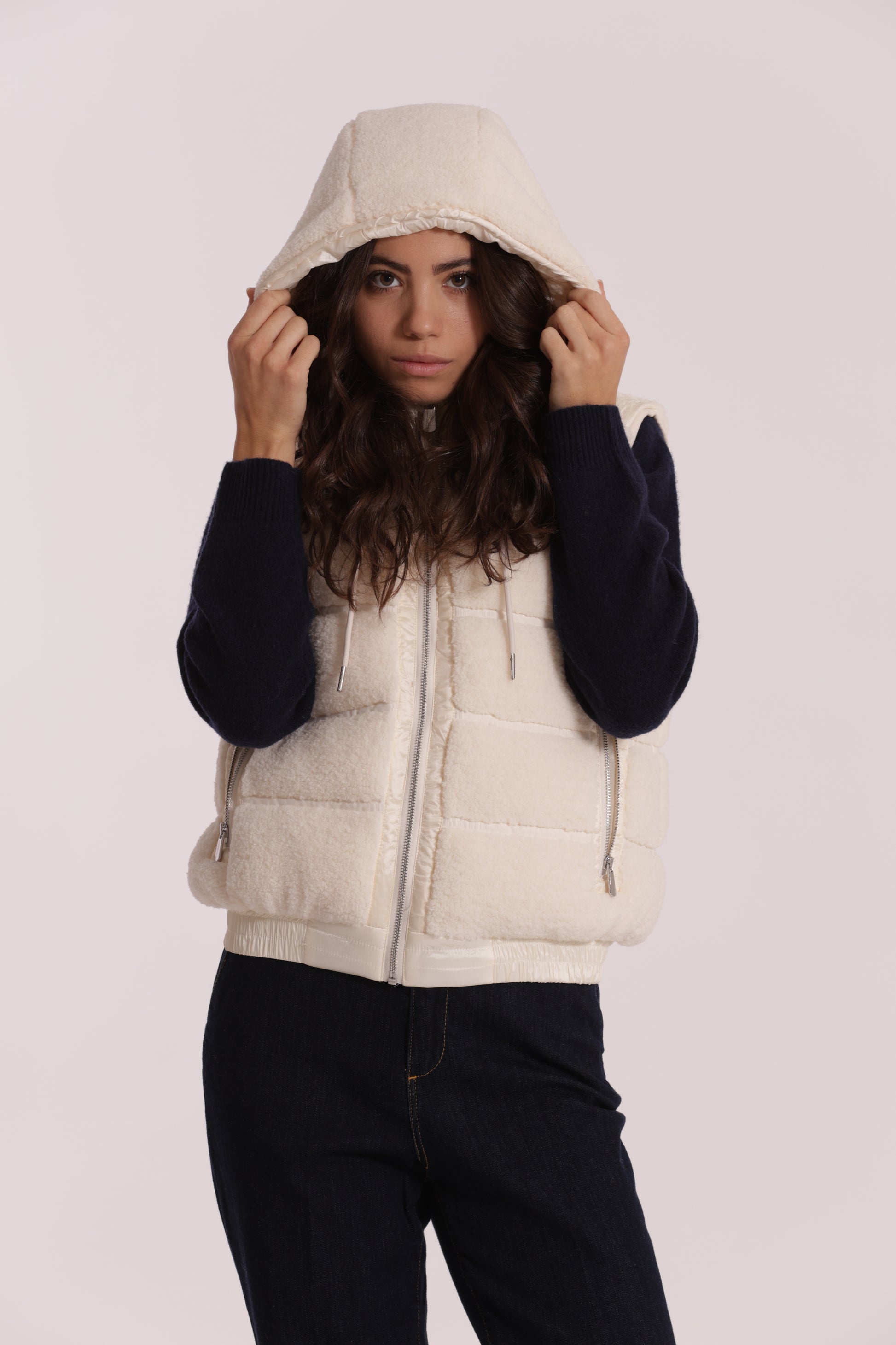 GILET EFFETTO MONTONE