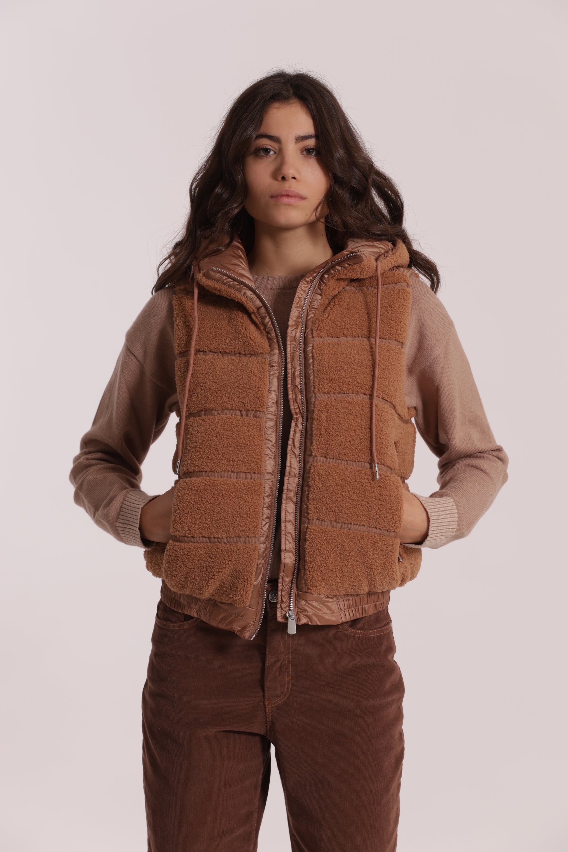 GILET EFFETTO MONTONE