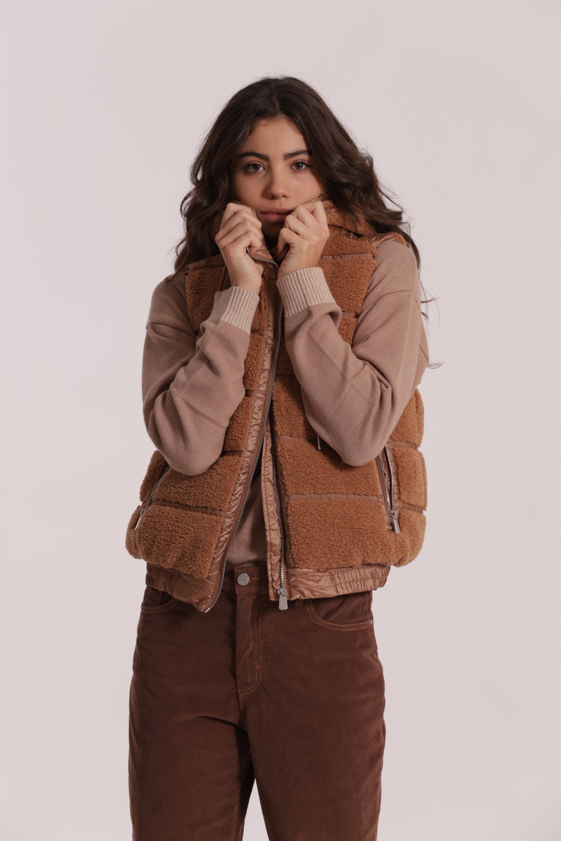 GILET EFFETTO MONTONE