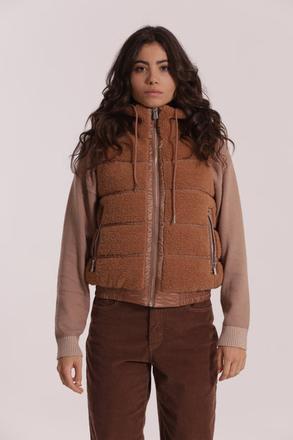 GILET EFFETTO MONTONE