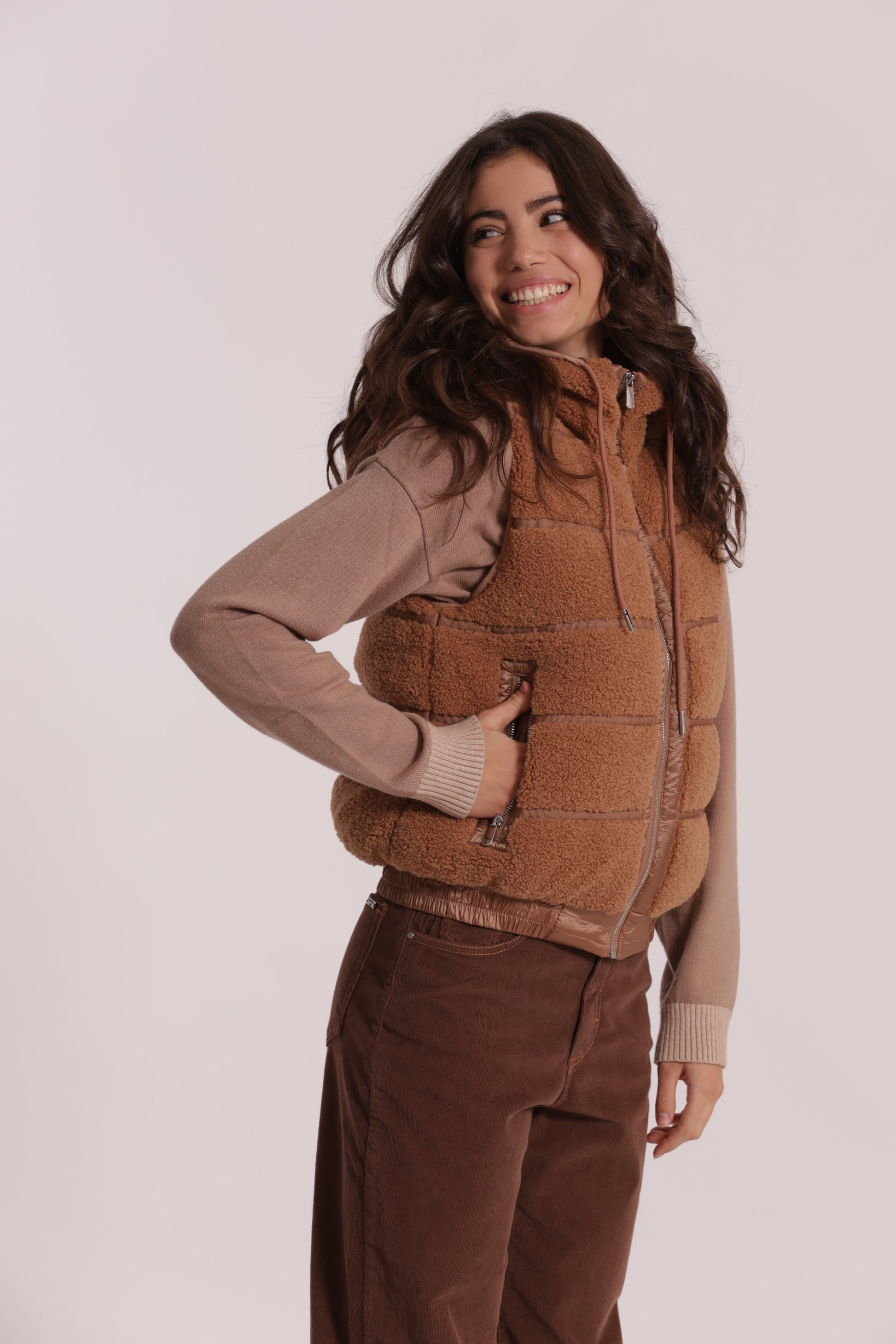 GILET EFFETTO MONTONE