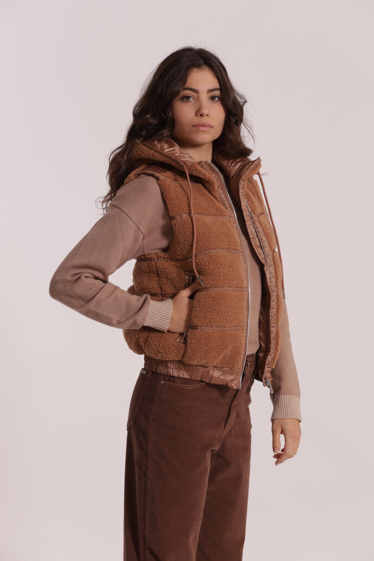 GILET EFFETTO MONTONE