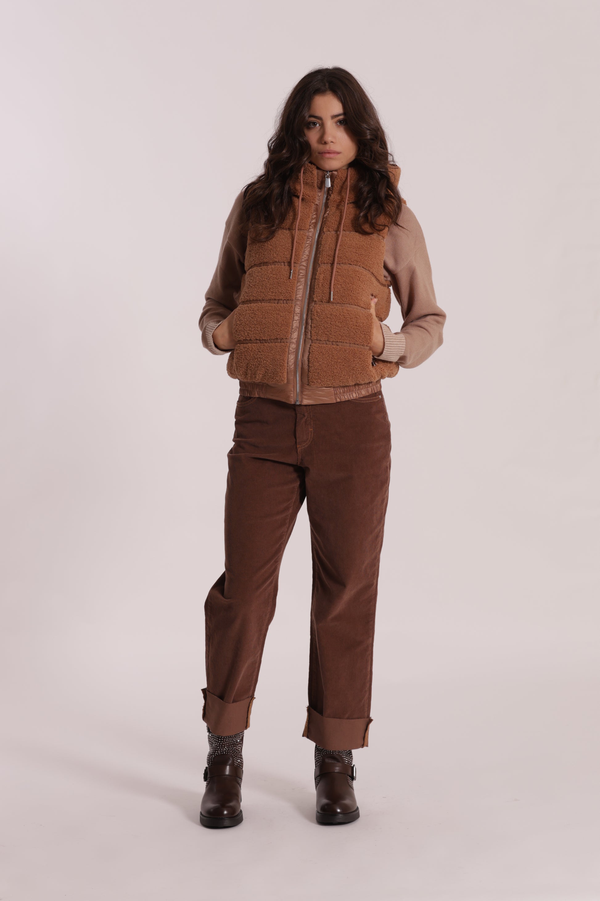 GILET EFFETTO MONTONE