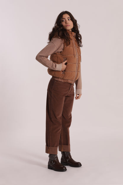GILET EFFETTO MONTONE