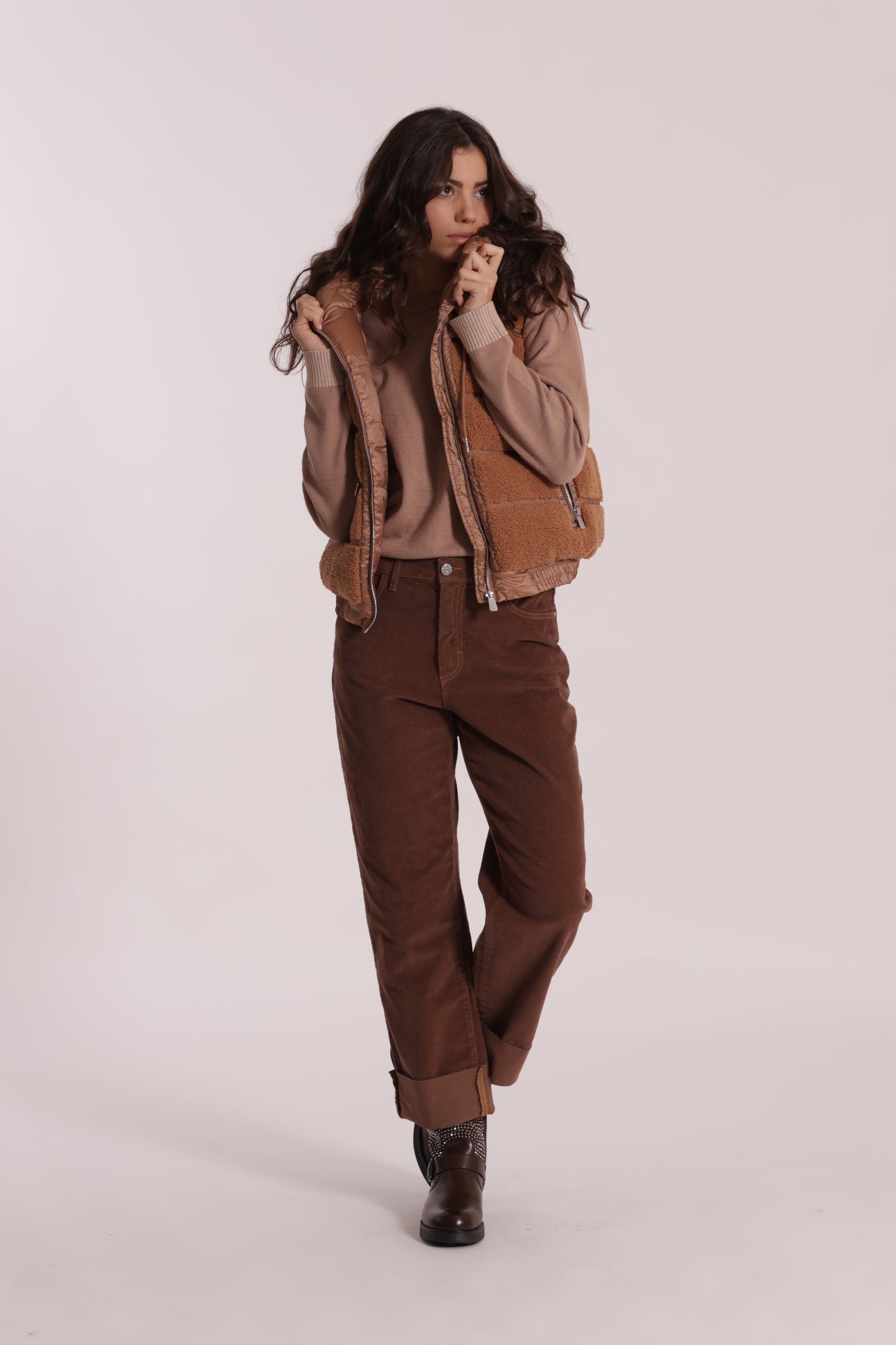 GILET EFFETTO MONTONE