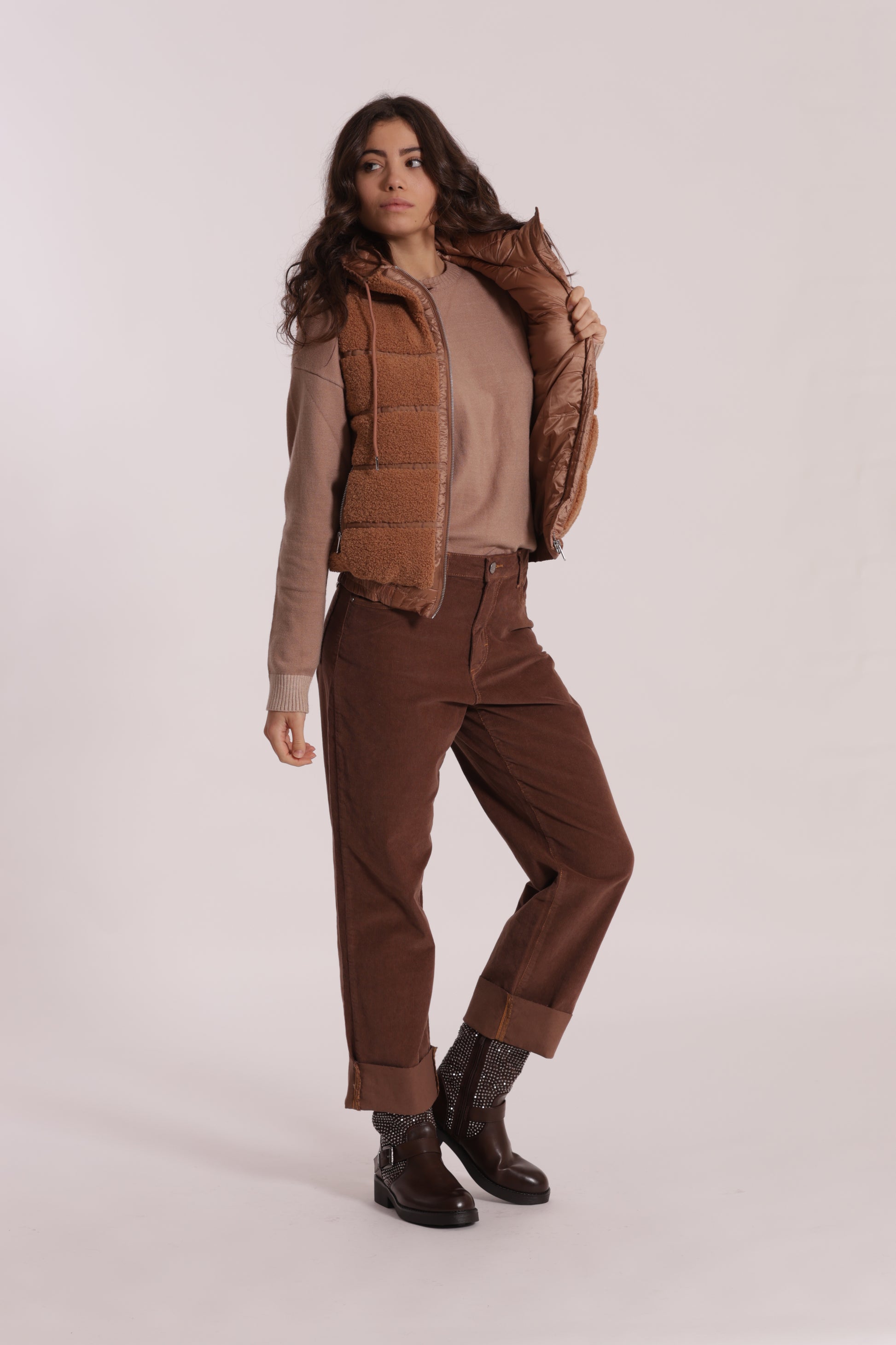 GILET EFFETTO MONTONE