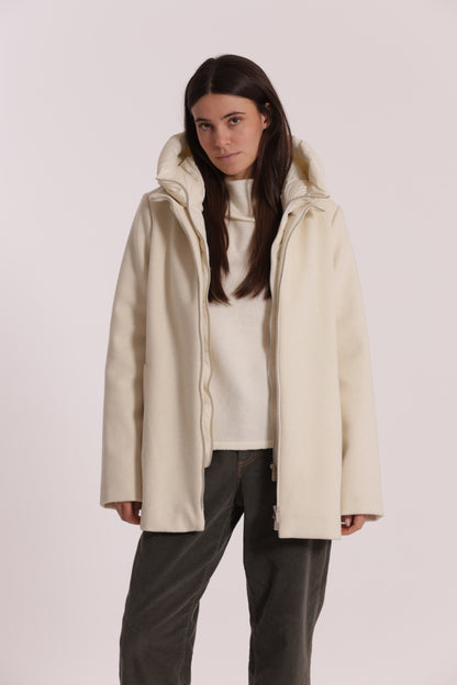 CAPPOTTO CORTO DUE PEZZI CON PIUMINO