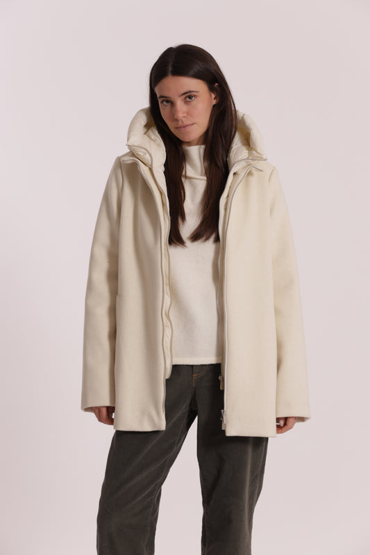 CAPPOTTO CORTO DUE PEZZI CON PIUMINO