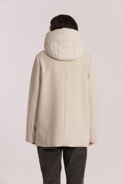 CAPPOTTO CORTO DUE PEZZI CON PIUMINO