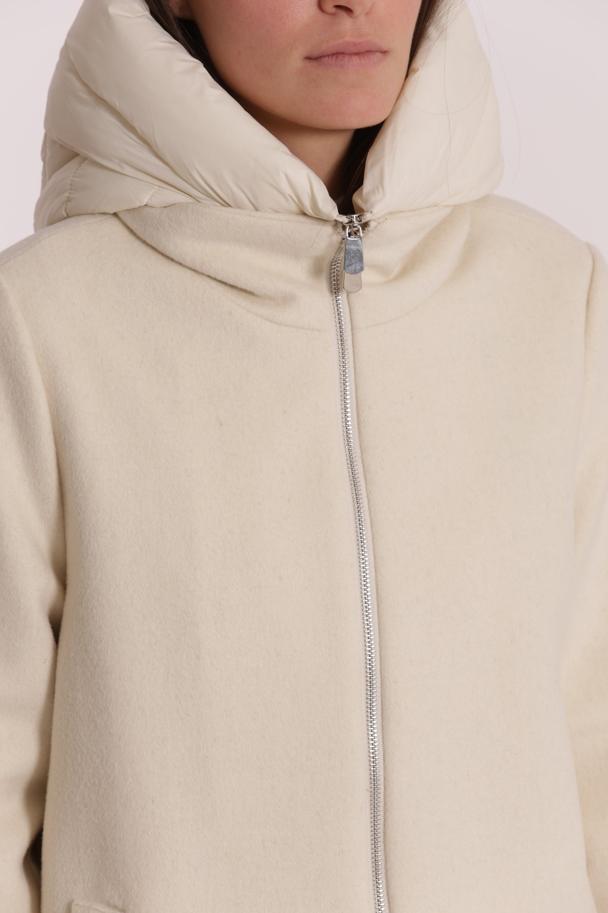 CAPPOTTO CORTO DUE PEZZI CON PIUMINO