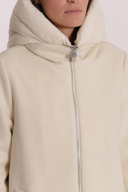 CAPPOTTO CORTO DUE PEZZI CON PIUMINO