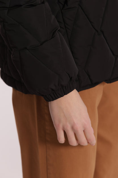 PIUMINO CORTO OVER CON TRAMA ZIG-ZAG