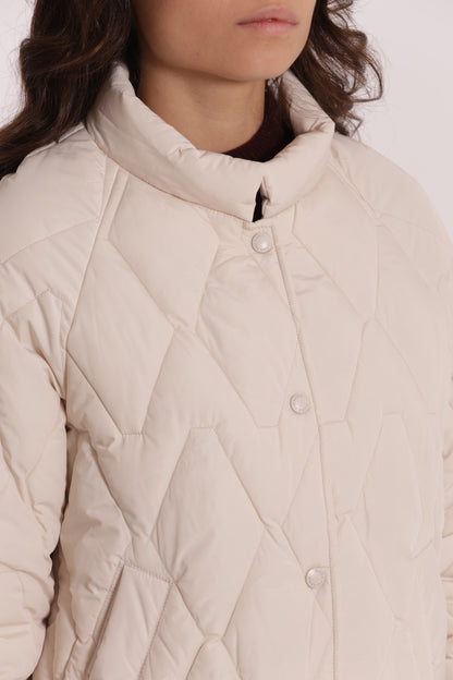 PIUMINO CORTO OVER CON TRAMA ZIG-ZAG