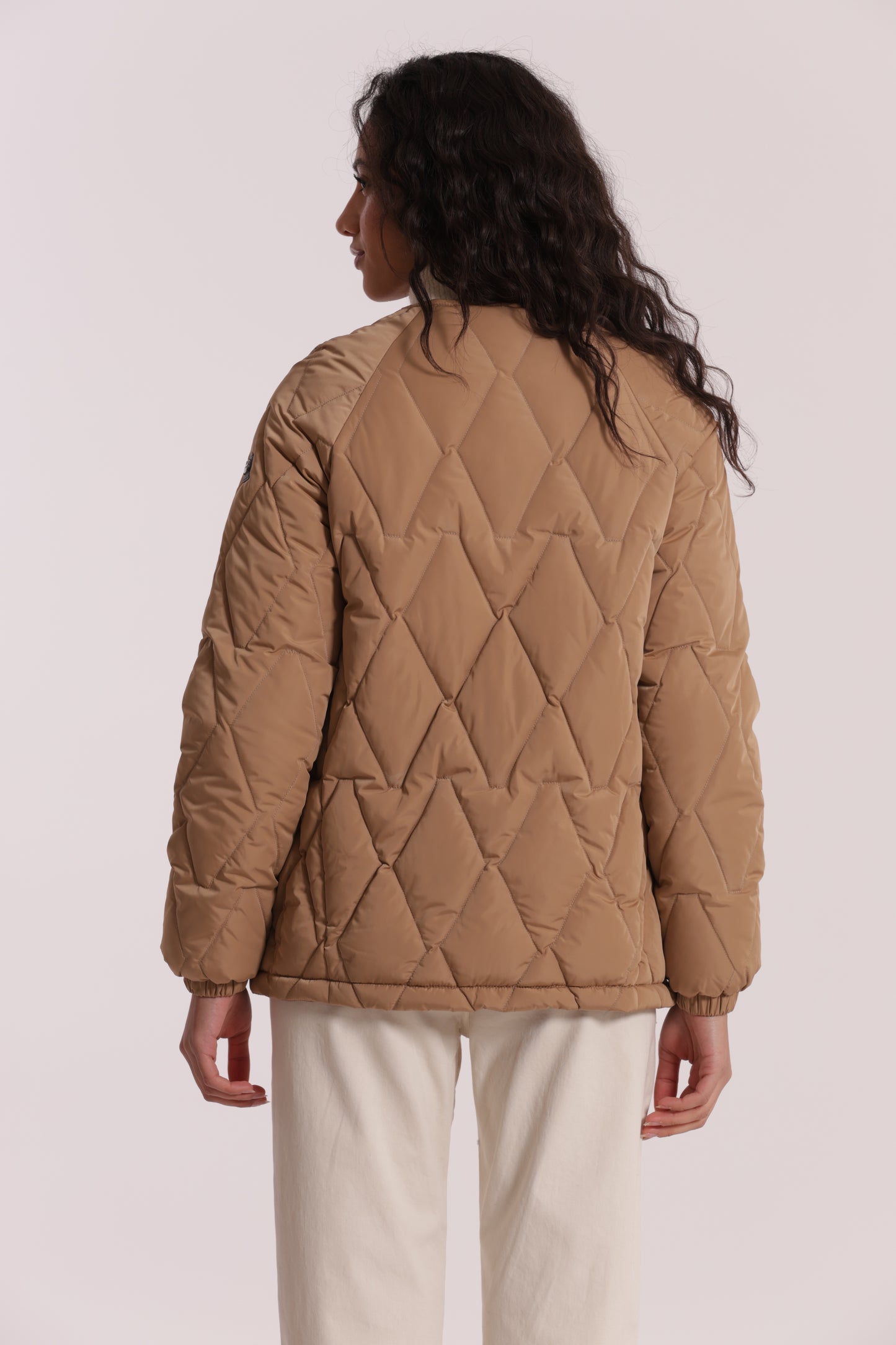 PIUMINO CORTO OVER CON TRAMA ZIG-ZAG