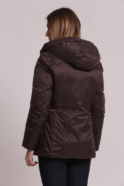 PIUMINO CORTO REVERSIBILE CON COULISSE IN VITA