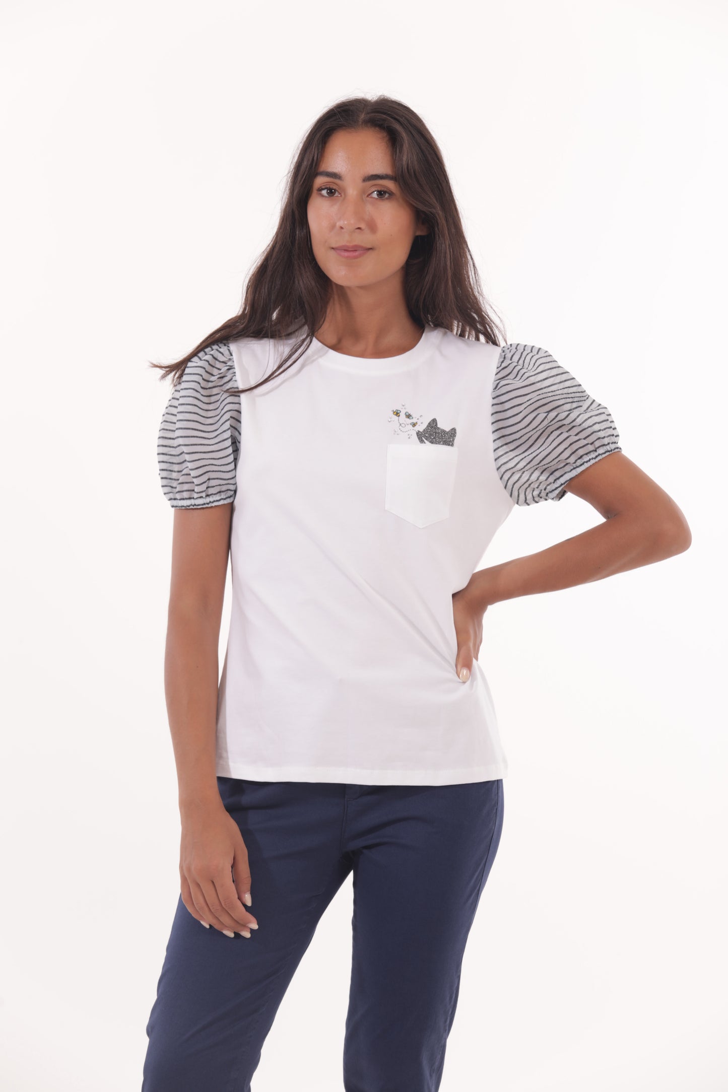 T-SHIRT GATTO CON API