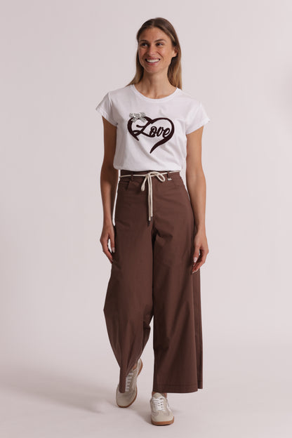 PANTALONI CON CORDINO IN VITA