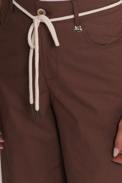 PANTALONI CON CORDINO IN VITA