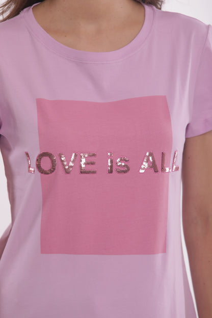 T-SHIRT "LOVE IS ALL"