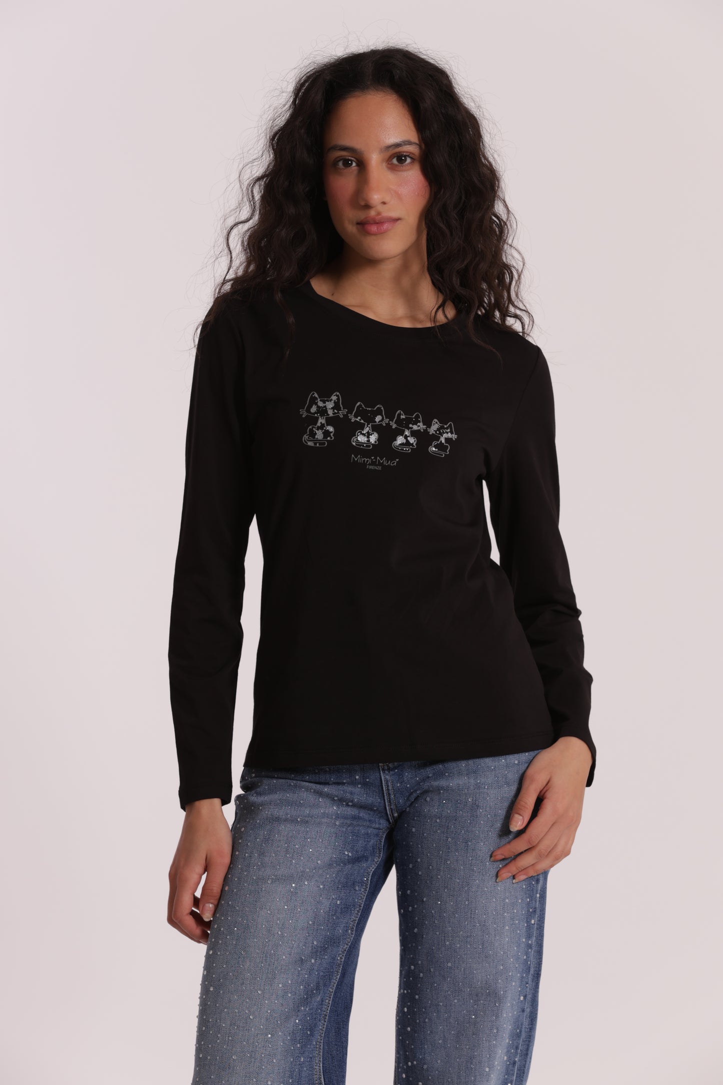 T-SHIRT CON GATTI MATRIOSCA