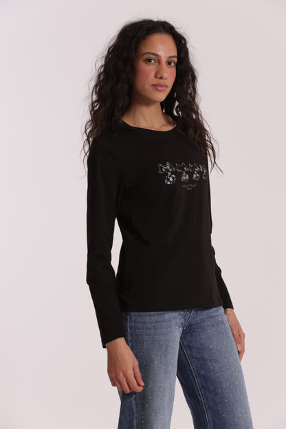 T-SHIRT CON GATTI MATRIOSCA