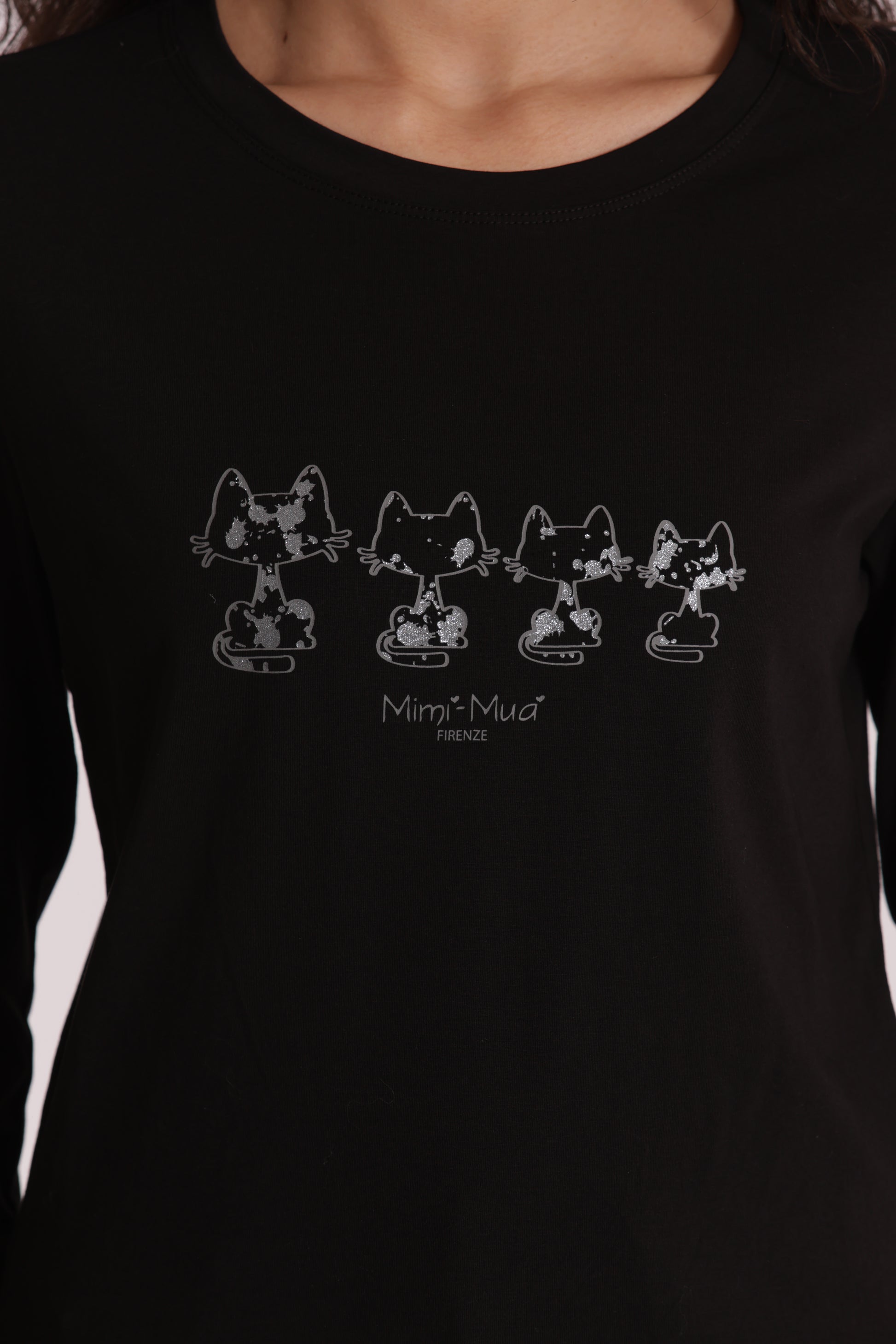 T-SHIRT CON GATTI MATRIOSCA