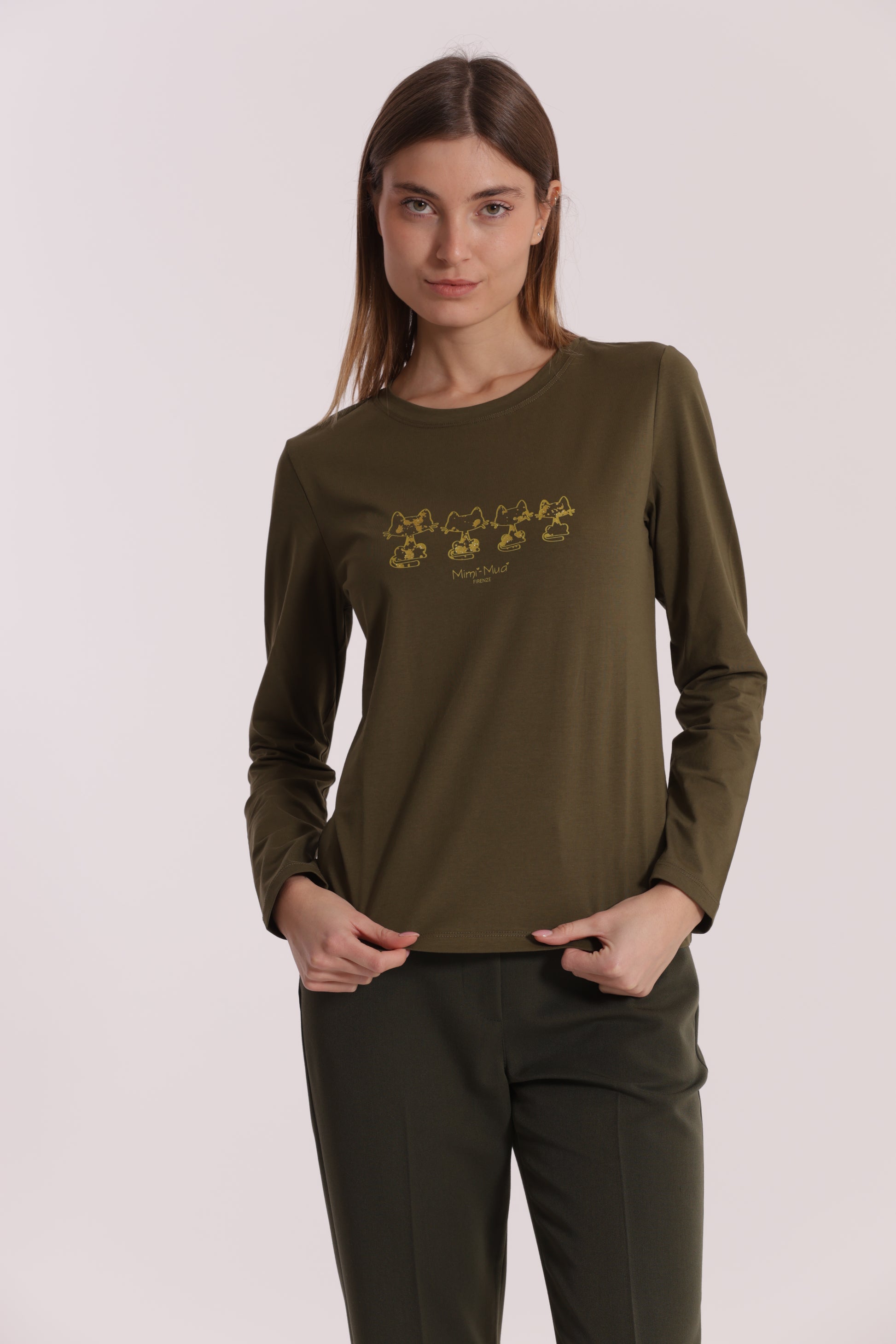 T-SHIRT CON GATTI MATRIOSCA