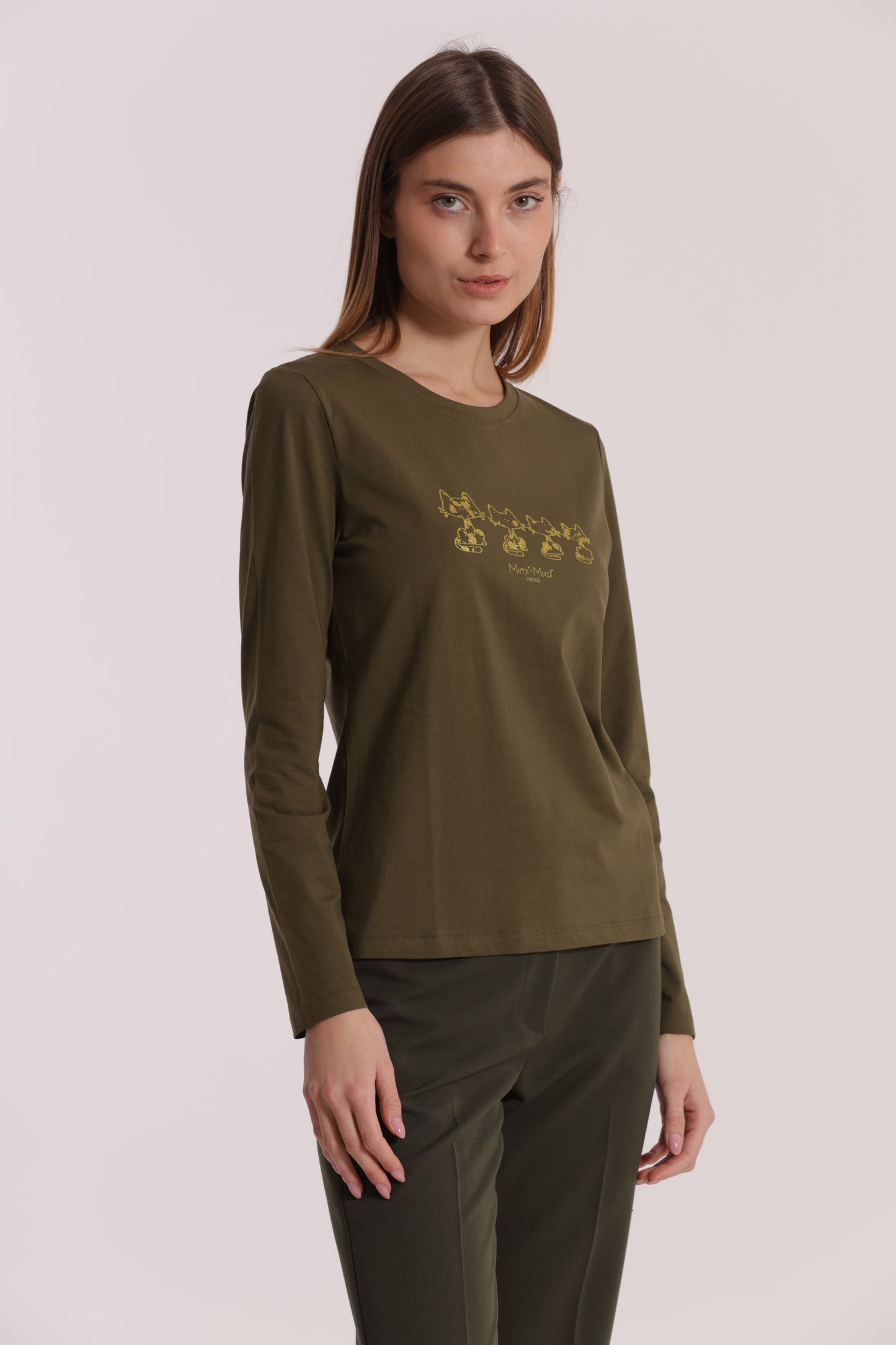 T-SHIRT CON GATTI MATRIOSCA
