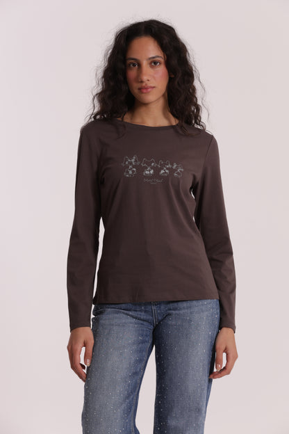T-SHIRT CON GATTI MATRIOSCA