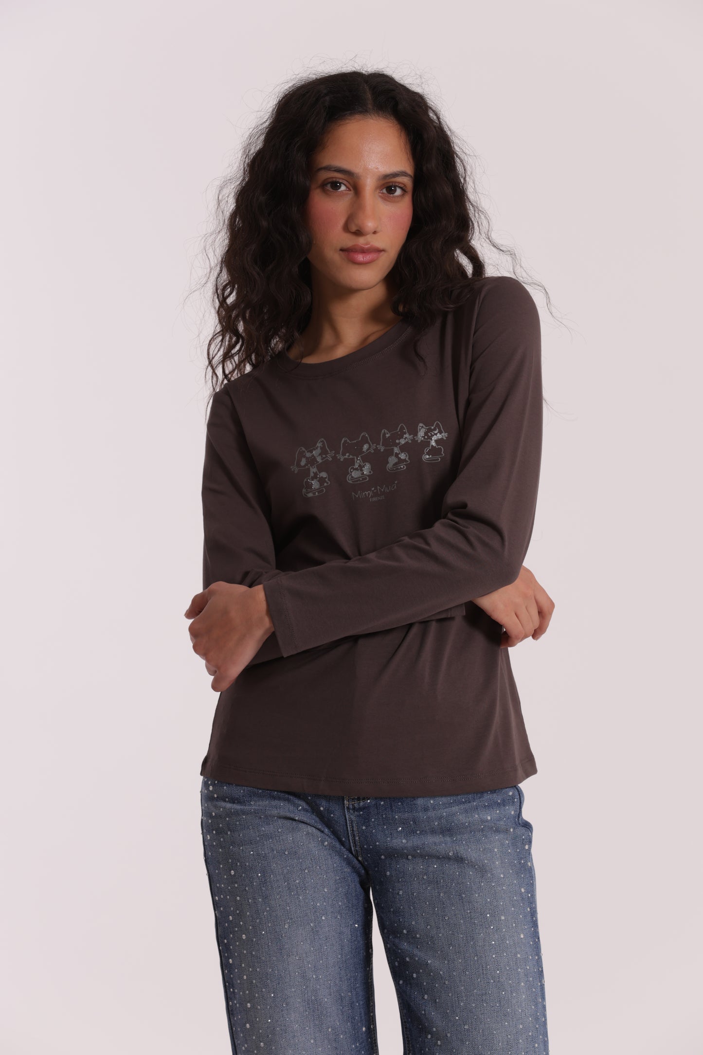 T-SHIRT CON GATTI MATRIOSCA