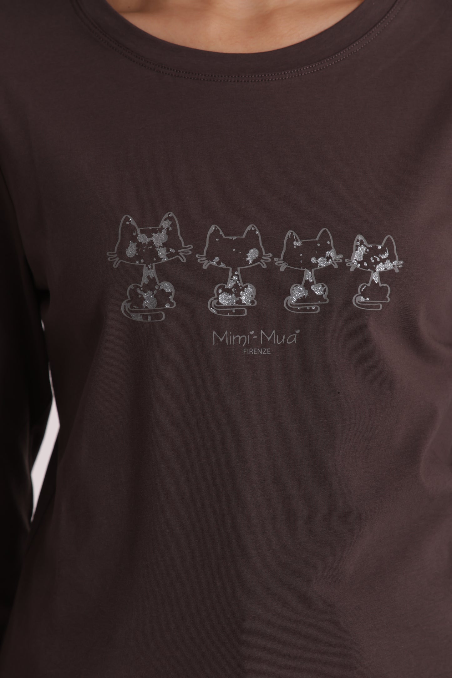 T-SHIRT CON GATTI MATRIOSCA