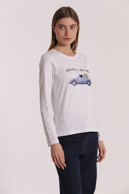 T-SHIRT "ADVENTURE AWAITS"