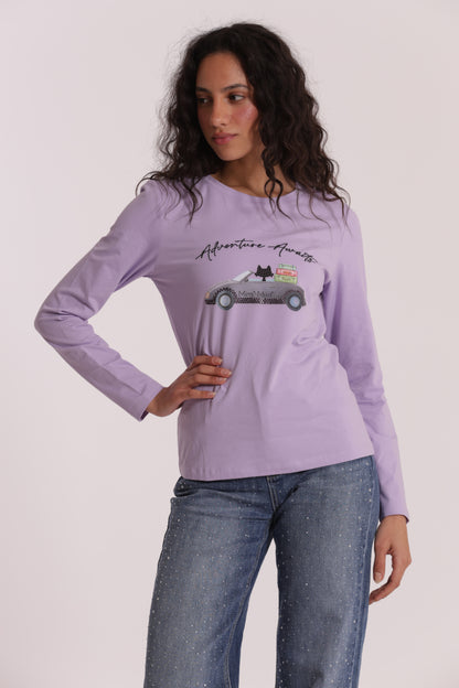 T-SHIRT "ADVENTURE AWAITS"