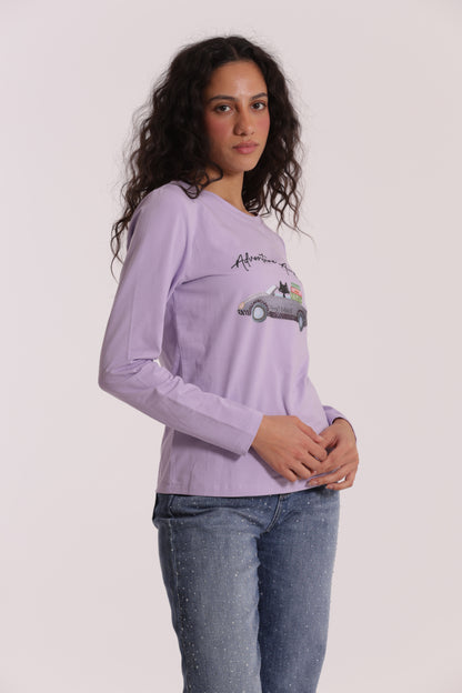 T-SHIRT "ADVENTURE AWAITS"
