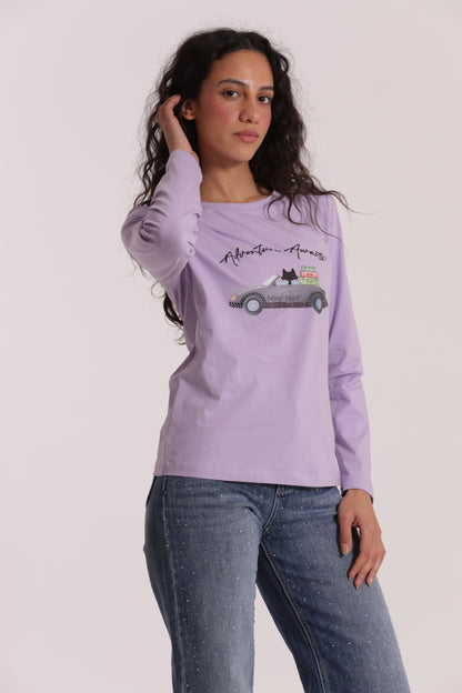 T-SHIRT "ADVENTURE AWAITS"