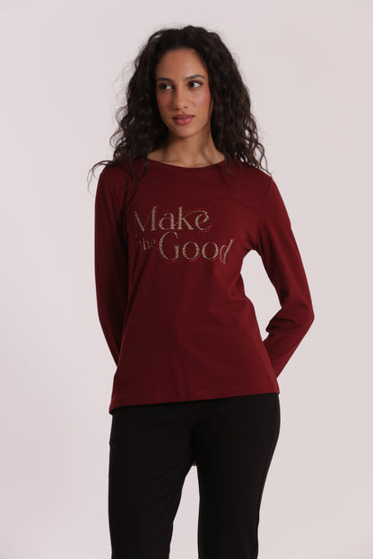 T-SHIRT "MAKE THE GOOD"