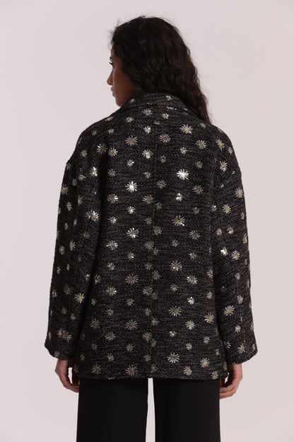 GIACCONE CON MARGHERITE DI PAILLETTES
