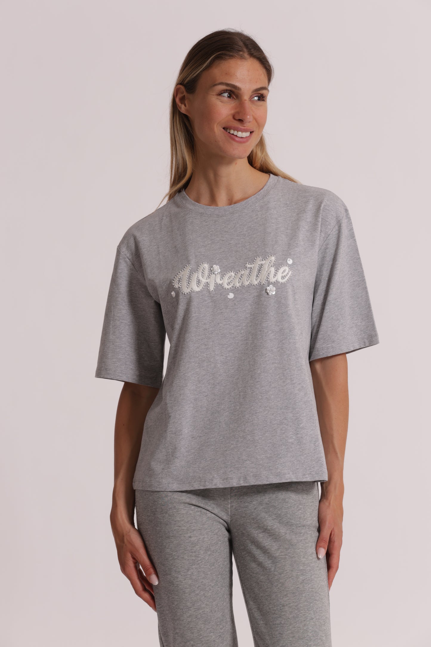 T-SHIRT "FREEDOM" CON STRASS