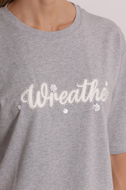 T-SHIRT "FREEDOM" CON STRASS