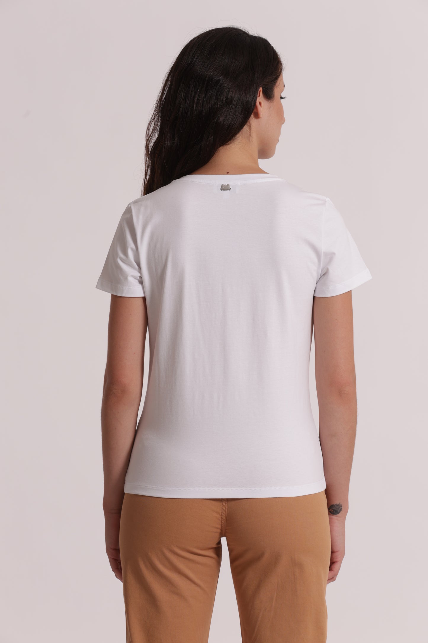 T-SHIRT "MIMI'-MUA'" CON FIOCCO