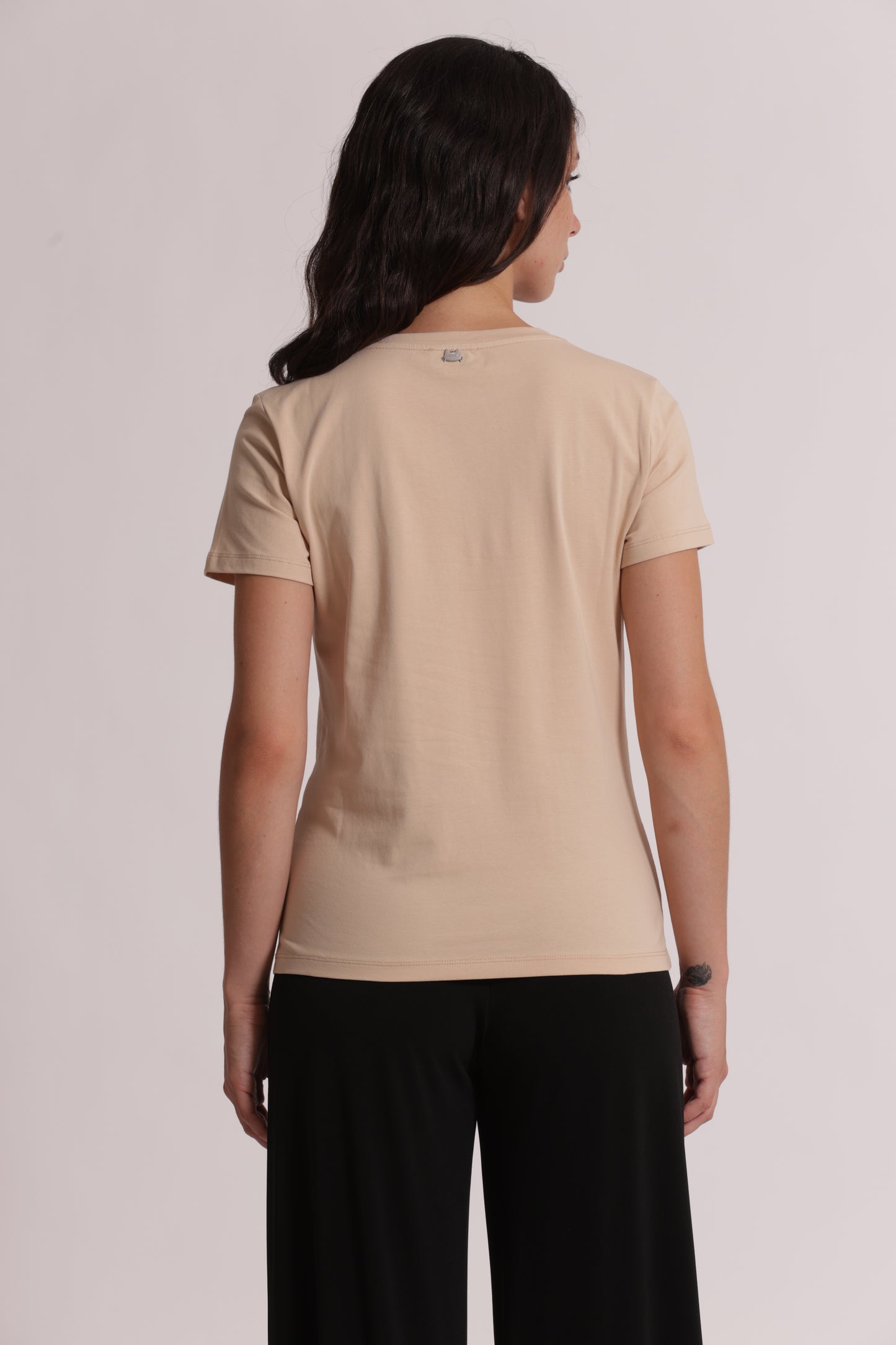 T-SHIRT "MIMI'-MUA'" CON FIOCCO