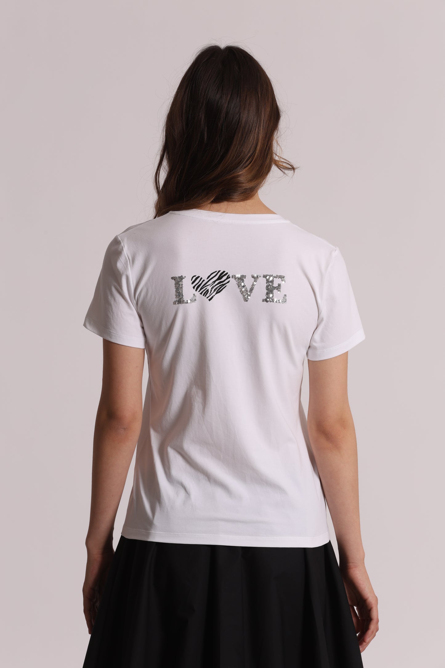 T-SHIRT CON TASCHINO ZEBRATO