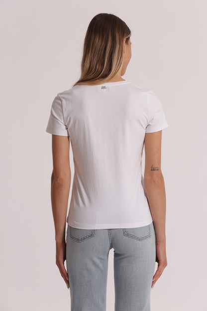 T-SHIRT "MISS MIMI MUA" CON GATTO ZEBRATO