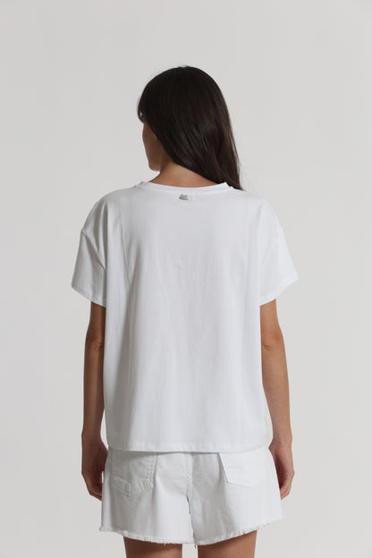 T-SHIRT "STARDUST" IN PAILLETTES