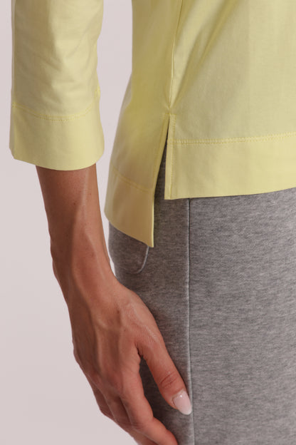 T-SHIRT BASIC CON RICAMO GATTO MANICHE LUNGHE