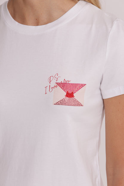 T-SHIRT "P.S. I LOVE YOU"