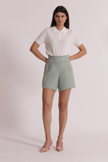 PANTALONI SHORT IN TWEED