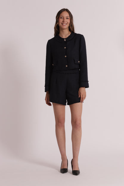 PANTALONI SHORT IN TWEED